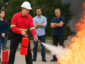 CAPACITACIÓN TEÓRICA PRÁCTICA DE USO Y MANEJO DE EXTINTORES
